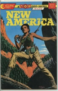 New America #1 of 4 Eclipse Comics November Nov 1987 (VFNM)