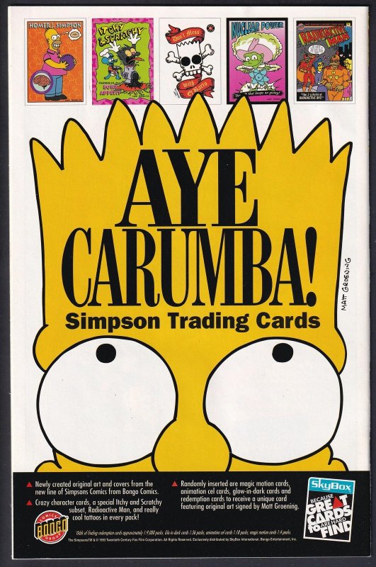 Itchy and Scratchy Comics 2 (1994) NM Bongo