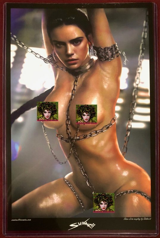 SHIKARII STAR WARS REY SPACE BAD GIRL PRINT NUDE POWER HOUR COSPLAY 11X17