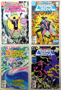 Cosmic Boy Lot 4 #1, 2, 3, 4 1986 DC Complete Run Legion Super-Heroes Comics