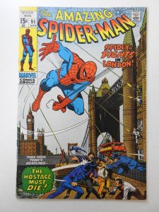 The Amazing Spider-Man #95 (1971) Spidey Fights In London! VG+ Condition!