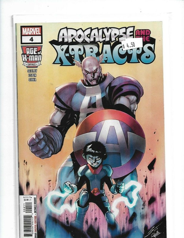 Marvel Comics Age of X-Man Apocalypse and the X-Tracts #4 First Print  NW01