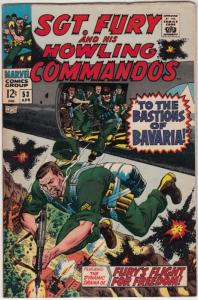 Sgt. Fury and His Howling Commandos #53 (Apr-68) FN/VF High-Grade Sgt. Fury, ...