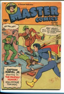 MASTER  #108 1949-FAWCETT-CAPT MARVEL JR-TOM MIX-NYOKA-vg/fn