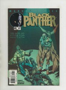 Black Panther #37 - Falcon & Luke Cage Cover! - (Grade 9.2) 2002