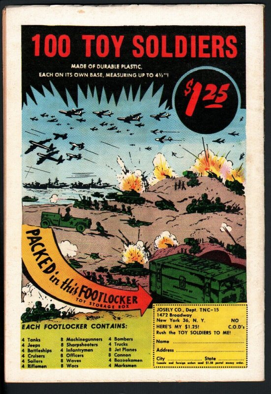 ALL AMERICAN MEN OF WAR #58-1958-WWII-DC-SILVER AGE-HIGH GRADE 