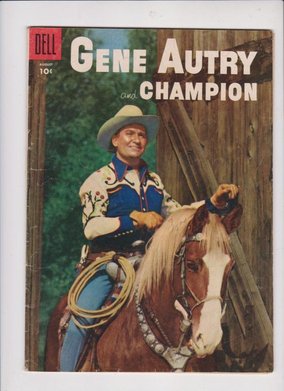 GENE AUTRY AND CHAMPION-VOL1-#102-AUGUST 1955--DELL