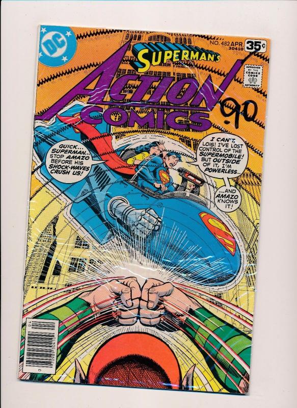 DC Action Comics #482 SUPERMAN VG/FINE (SRU163)