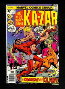 Ka-Zar (1974) #16