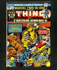 Marvel Two-In-One #4 Thing Captain America!