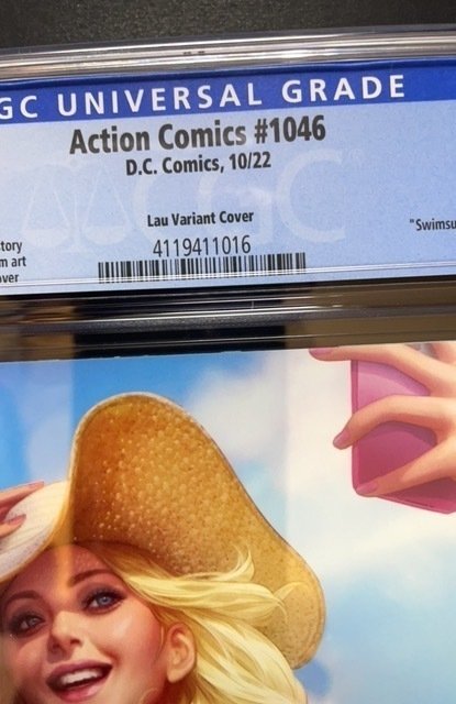 Action Comics #1046 Lau Cover (2022) SWIMSUIT VARIANT CGC 9.8