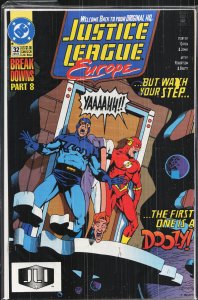 Justice League Europe #32 (1991) Blue Beetle