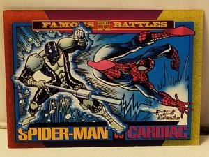 1993 Marvel Universe #175 Spider-Man vs Cardiac