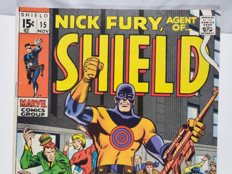 Nick Fury Agent of Shield #15 1969 Marvel Comics 1st Appearance of Bull's Eye