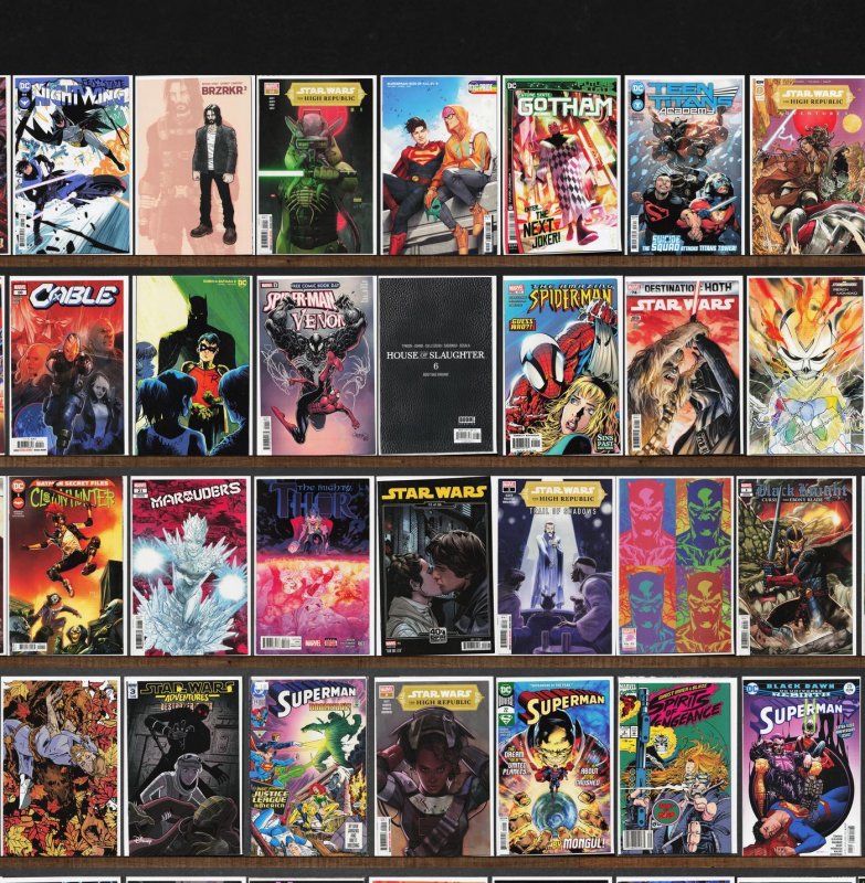 Huge Lot 160+ Comics with The Spectacular Spider-Man, Batman & More!