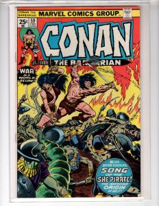 Conan the Barbarian #59 (1976) VG Moisture  [NSC•BI#06]
