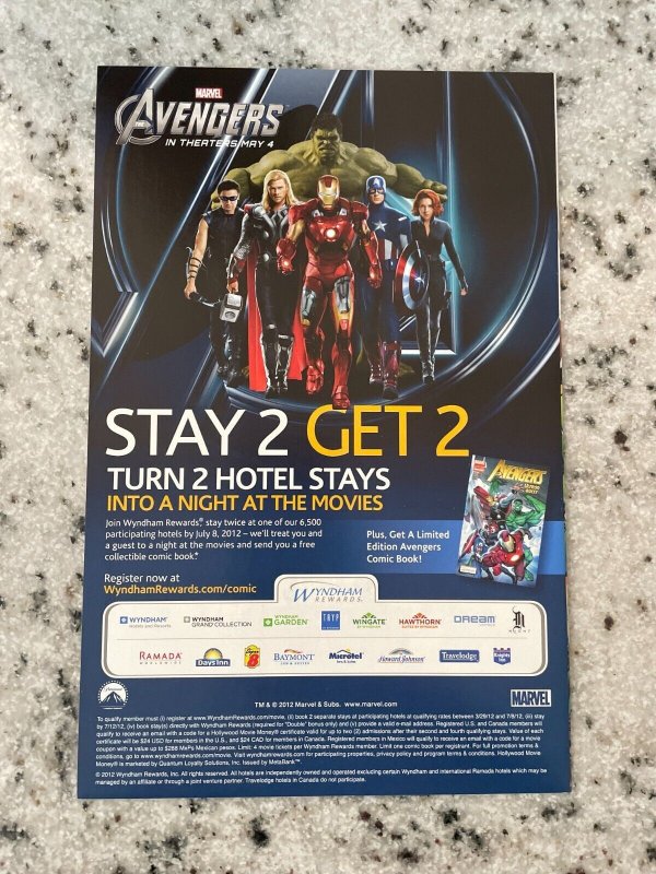 A Vs. X # 2 NM 1st Print Marvel Comic Book VARIANT Cover Avengers X-Men 19 J821