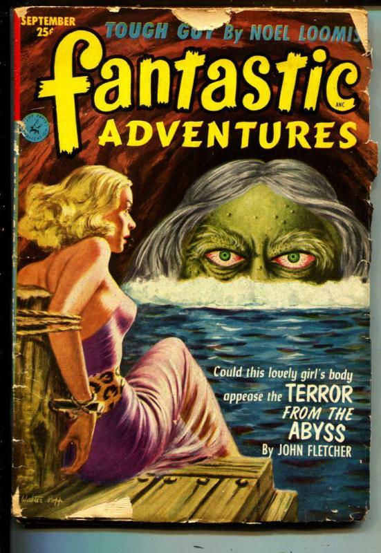 Fantastic Adventures-Pulp-9/1952-John Fletcher-Henry Walton