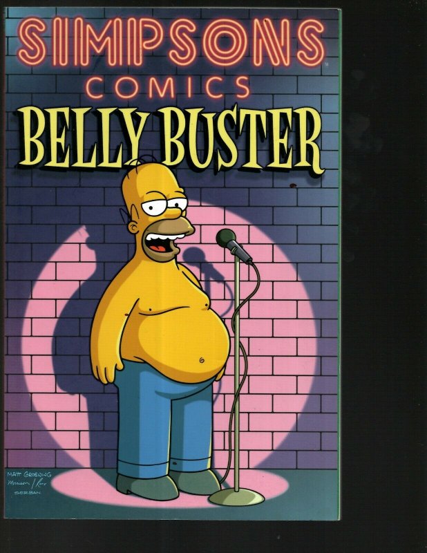 Simpsons Comics Belly Buster Perennial Comic Book TPB Graphic Novel Homer J402
