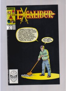Excalibur #4 - Direct Edition (7.5) 1989