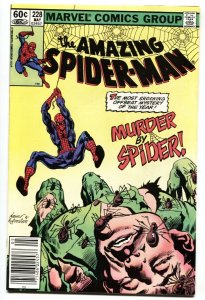 AMAZING SPIDER-MAN #228 Newsstand variant-comic book 1982-MARVEL