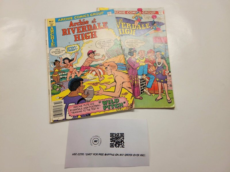 2 Archie Comics Archie at Riverdale High #67 87 93 TJ2