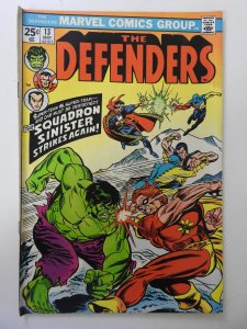 The Defenders #13 (1974) VG/FN Condition! MVS intact!