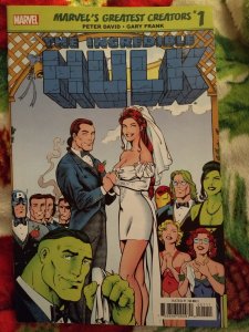 Marvel's greatest creators: Hulk Wedding of Rick Jones #1 NM
