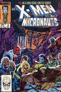 X-MEN AND THE MICRONAUTS (1984 Series) #3 Fine Comics Book