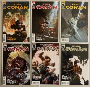 King Conan Hour of the Dragon set #1-6 6 diff 7.0 (2013)