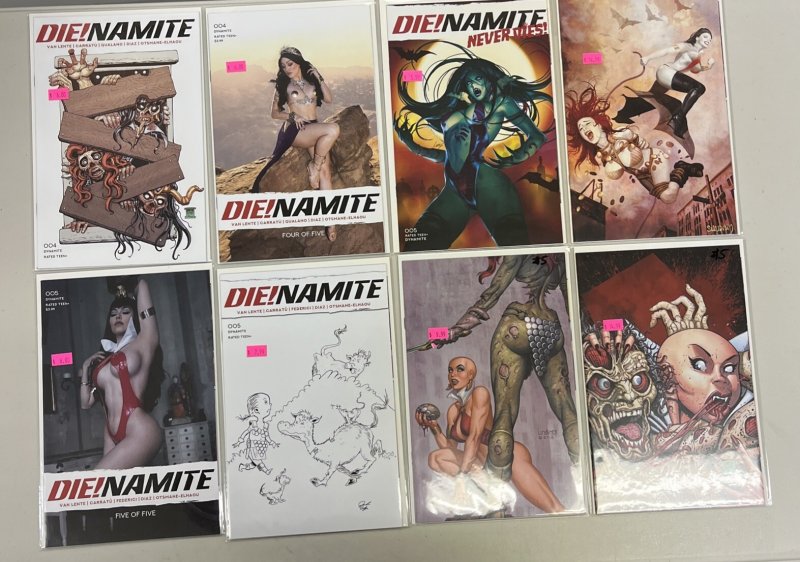 Die!Namite (2020) #2-3-4-5 + Die!Namite Never Dies #1-2 + Variants Set (VF/NM)