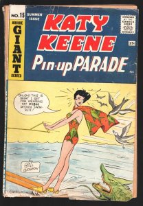 Katy Keene Pin-up Parade #15 1961-Archie-Giant Series.-Full page fashion imag...