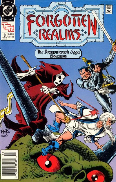 Forgotten Realms (DC) #8 (Newsstand) VF ; DC | TSR
