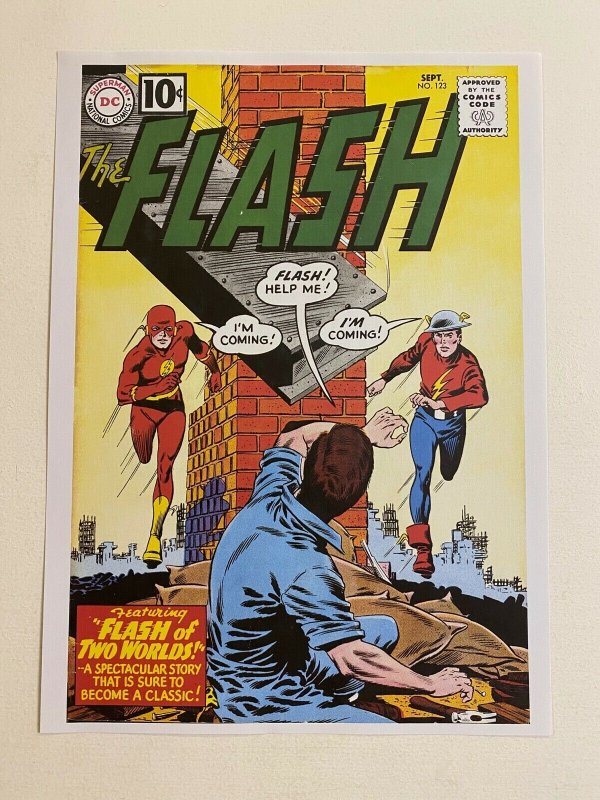 The Flash #123 DC Comics poster by Carmine Infantino