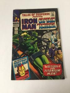 Tales Of Suspense 81 5.0 Vg/Fn Very Good Fine Marvel SA 