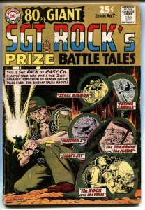 80 Page Giant #7 1965- Sgt. Rock's Prize Battle Tales VG