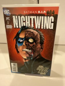Nightwing #147  2008  9.0 (our highest grade)  Batman RIP!