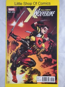 All-New Wolverine #21 Leonard Kirk 1:10 Deadpool Variant 2017 Marvel Comics