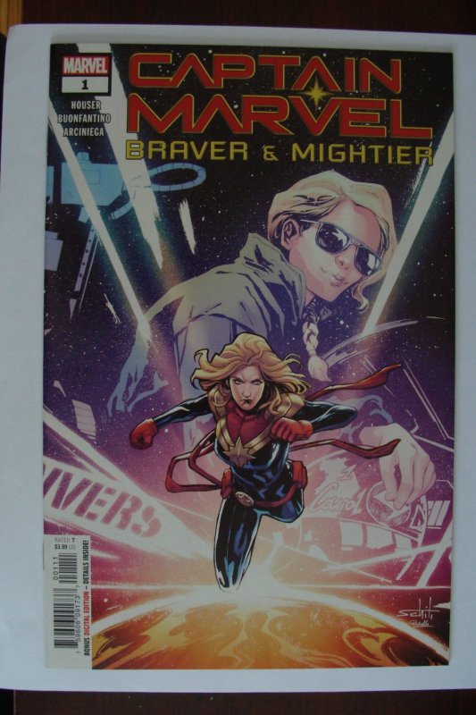 Captain Marvel Braver and Mightier #1 Walmart Variant (2019) NM 1st print