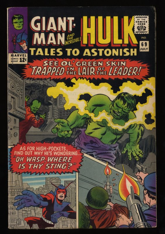 Tales To Astonish #69 FN/VF 7.0 Hulk Giant Man The Leader!