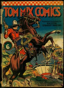 Tom Mix Comics #6 1941- Ralston Straight Shooters- Fred Meagher POOR/FAIR