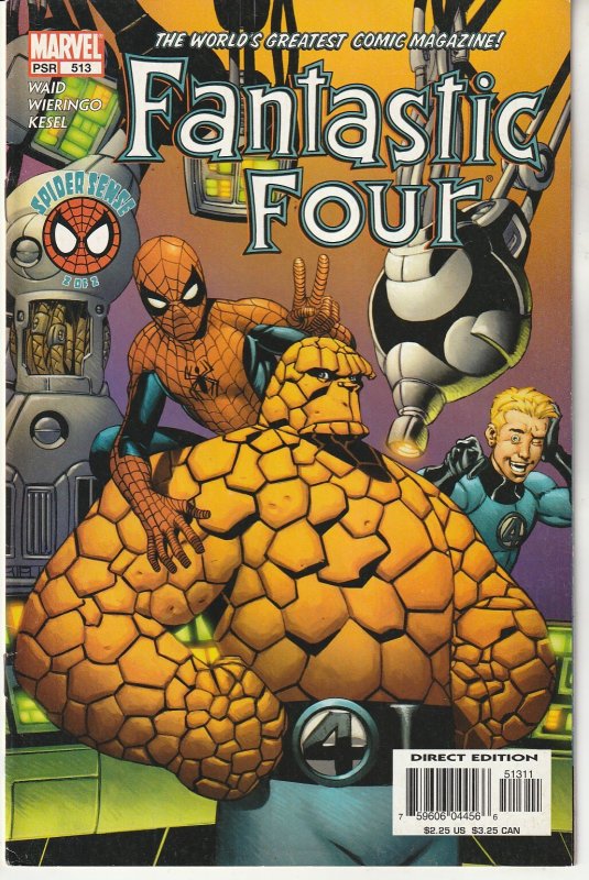 Fantastic Four #513 Direct Edition (2004)    Spider Man appearance !