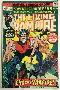 ADVENTURE INTO FEAR#31 FN 1975 MORBIUS MARVEL BRONZE AGE COMICS 