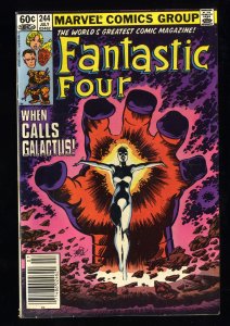 Fantastic Four #244 FN/VF 7.0 Newsstand Variant 1st Nova!
