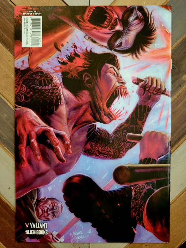 Valiant Beyond: Bloodshot #1 Grego Wraparound Cover (Alien 2025) Brand New