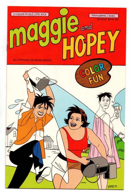 Maggie and Hopey Color Fun #1 - Gilbert & Jaime Hernandez - Love & Rockets - NM