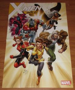 X-Men Gold Folded Promo Poster Wolverine / Storm / Rogue 24 x 36 (Marvel) New