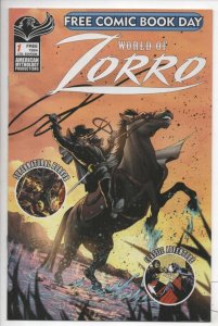 WORLD of ZORRO #1, FCBD, NM,  American Mythology, Horror, 2021