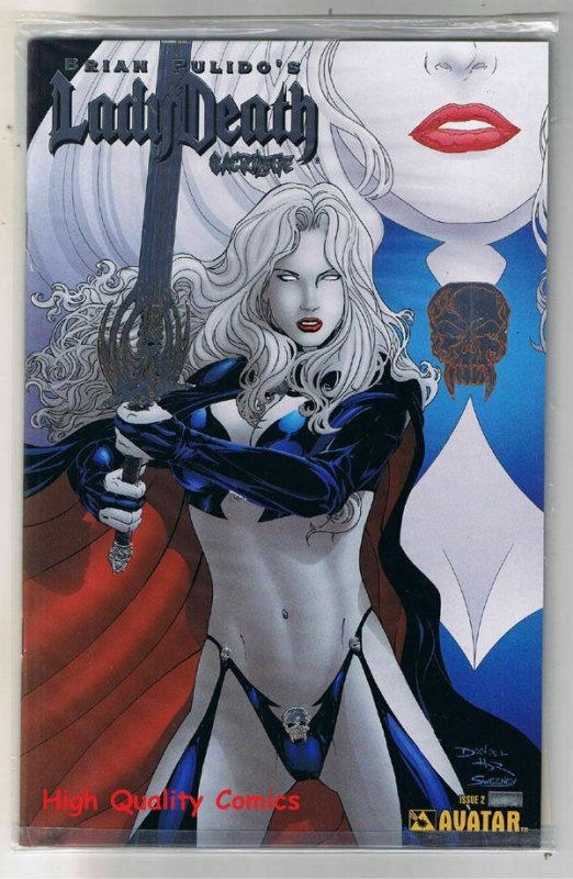 LADY DEATH : SACRILEGE #2, NM+, Limited, COA, Platinum, Variant,more LD in store