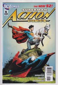 Action Comics #5 Variant Cover (2012) Superman